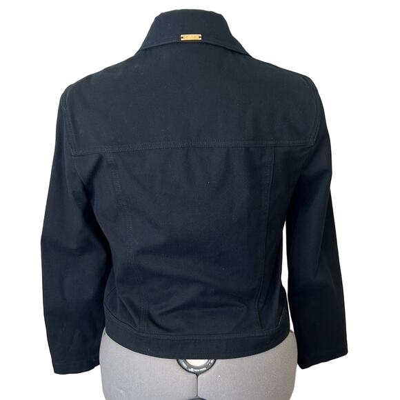 Women’s St John sport navy cotton jacket size small - Picture 2 of 8